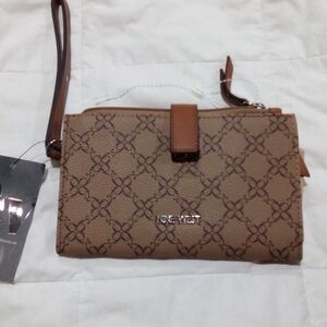 Brown Wristlet Clutch Ninewest